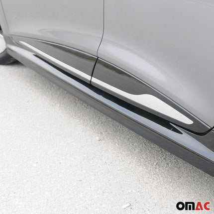 Seitentürleiste Türleisten Türschutzleiste für Renault Clio 2012-2019 Chrom 4tlg