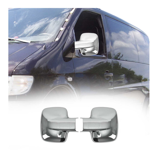 Spiegelkappen Spiegelabdeckung für Mercedes Klasse V 638 1996-2003 Chrom ABS