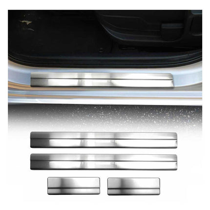 Einstiegsleisten Türschweller für Ford Fiesta 2002-2009 Edelstahl Chrom 4tlg