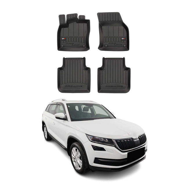 OMAC Gummi Fußmatten für Skoda Kodiaq 2016-2026 Premium TPE Automatten 4tlg