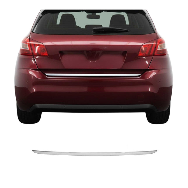 Kofferraumleiste Heckklappe Leiste für Peugeot 308 2014-2021 Edelstahl Chrom