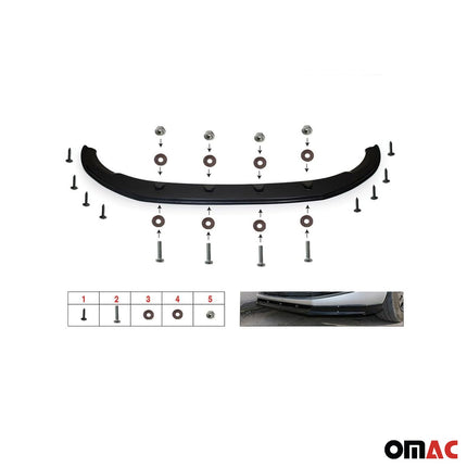 Frontspoiler Lippe Stoßstange Splitter für Nissan Qashqai J11 2014-2017 ABS 1tlg