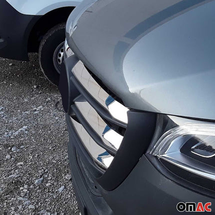 Kühlergrill Leiste Grillleisten für Mercedes Sprinter 2018-26 Edelstahl Chrom 6x