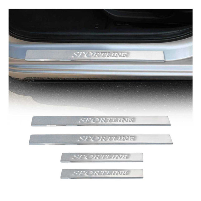 Einstiegsleisten Türschweller für VW Touareg 2002-2010 Edelstahl Chrom 4tlg