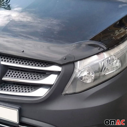Motorhaube Deflektor Insektenschutz für Mercedes Vito W447 2014-2026 Dunkel