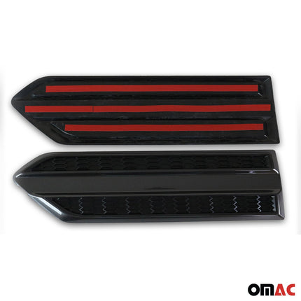 Seitentürleiste Türleisten Türschutz für VW Amarok 2010-2020 ABS Schwarz 2x