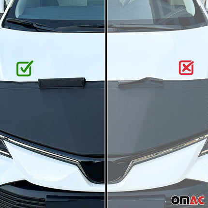 Haubenbra Steinschlagschutz Bonnet Bra für Renault Master 2019-2023 Carbon Halb