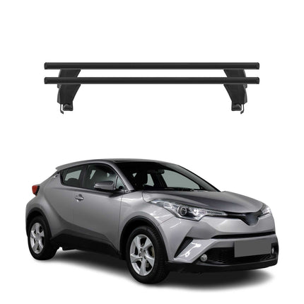 Menabo Dachträger Grundtäger für Toyota C-HR I 2016-2023 50kg Alu Schwarz 2 tlg
