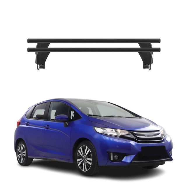 Menabo Dachträger Grundtäger für Honda Jazz 2020-2026 50kg Alu Schwarz 2 tlg