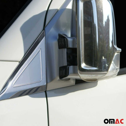 Fensterdreieck Fensterleisten für VW Crafter 2006-2017 Edelstahl Chrom 2tlg