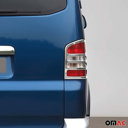 Rücklicht Leisten Heckleuchte für VW Caravelle T5 2003-2015 Einzeltür Chrom 2x