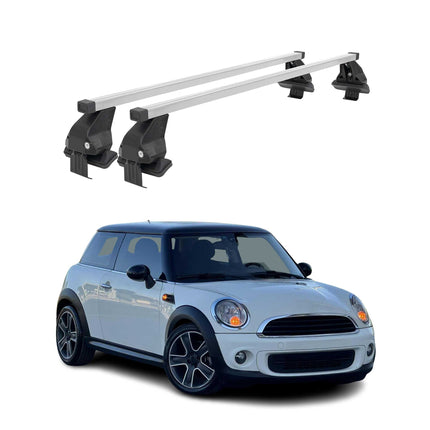 Menabo Dachträger für Mini One Cooper F55 2014-2018 Pre-FL 5tür 50kg Silber 2tlg