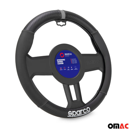 SPARCO Lenkradbezüge Lenkradschoner Lenkradschutz Lenkrad Schwarz Grau Gummi