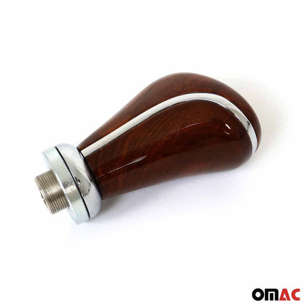 Schaltknauf für Mercedes W202 C208 C209 W210 W211 W220 R230 R170 Edelholz Chrom