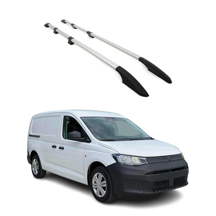 Dachreling Dachgepäckträger für VW Caddy 2020-2026 Langer L2 Alu Grau
