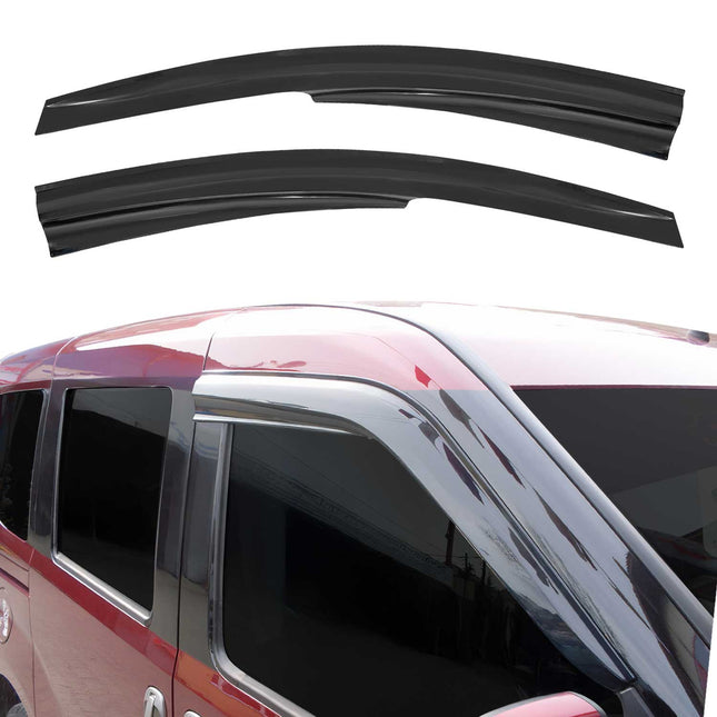 2x Windabweiser Regenabweiser für Fiat Fiorino Qubo Nemo Bipper 2008-2024