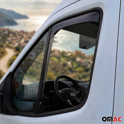 Windabweiser Regenabweiser für Fiat Ducato 2006-2024 Vorne Acryl 2tlg