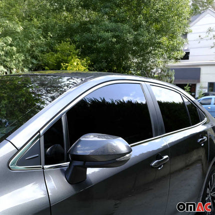 Fensterleisten Zierleisten für Toyota Corolla Limo 2019-26 Edelstahl Chrom 8tlg