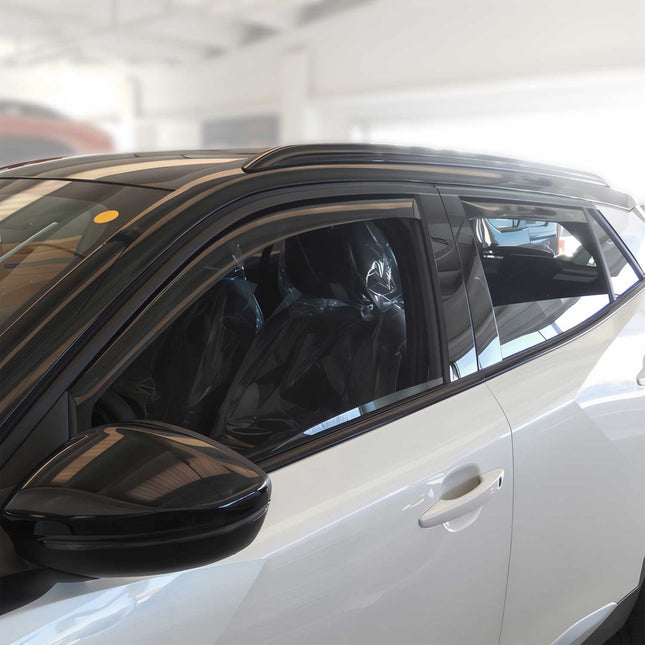 Windabweiser Regenabweiser für Peugeot 2008 2020-2025 Dunkel Acryl 4tlg
