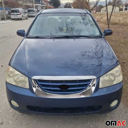 Kühlergrill Leisten Grillleisten für Kia Cerato 2004-2006 ABS Chrome 1tlg