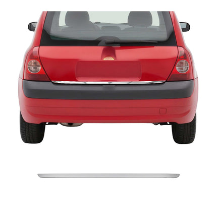 Kofferraumleiste Heckleiste für Renault Clio 2005-2013 Untere Chrom Edelstahl
