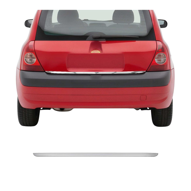 Kofferraumleiste Heckleiste für Renault Clio 2005-2013 Untere Chrom Edelstahl
