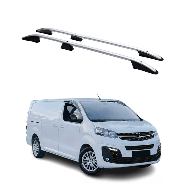 Dachreling Dachgepäckträger für Opel Vivaro C 2019-2026 Langer L3 Alu Grau