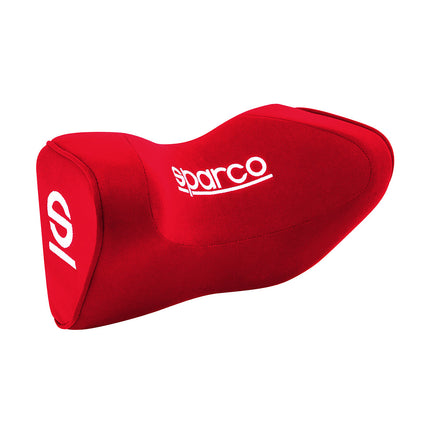 SPARCO Auto Nackenkissen Reisekissen Rot Ergonomische Memory-Schaum Kopfkissen