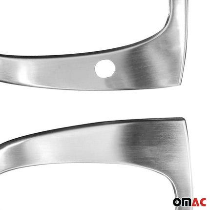 Türgriff Blende Chrom für Smart ForTwo 2007-2015 Gebürstet Silber 2tlg