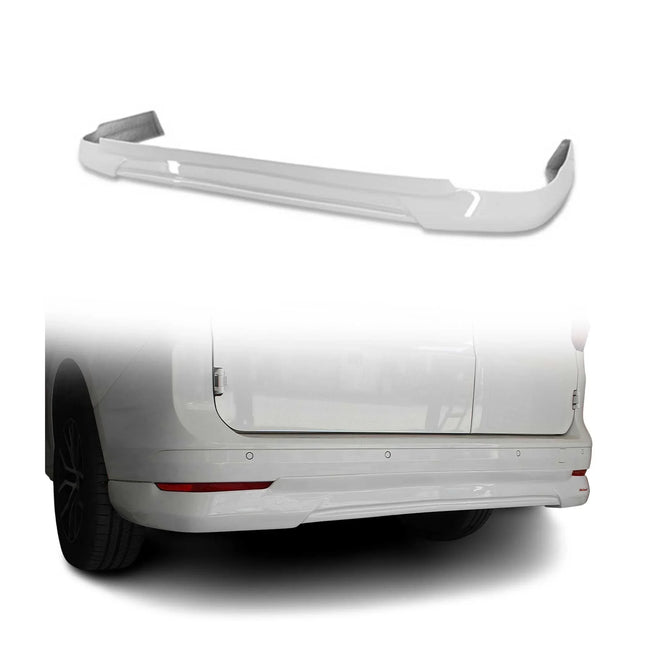 Heckspoiler Lippe Stoßstange Splitter für VW Caddy 2021-2025 Langer Grundiert