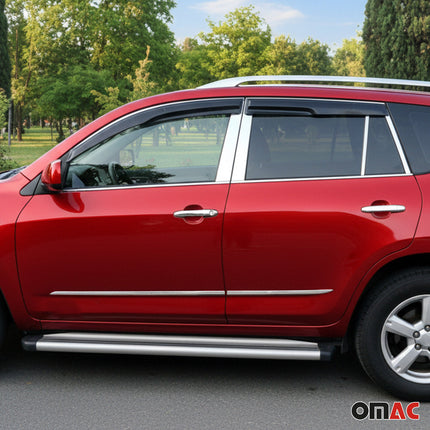 Seitentürleiste Türleisten Türschutzleiste für Toyota RAV4 2012-2018 Chrom 2x
