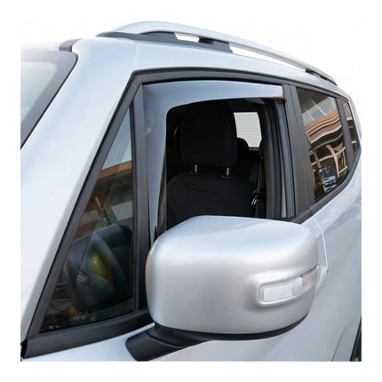 Windabweiser Regenabweiser für Land Rover Freelander 2 2006-2014 Dunkel Acryl 2x
