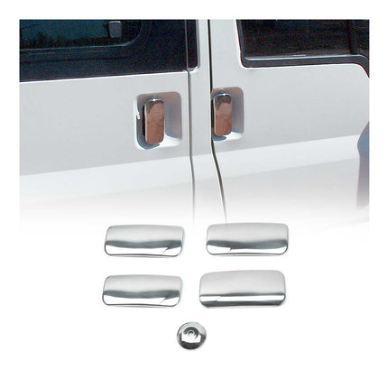 Türgriffe Blenden Türgriff für Ford Transit 2000-2014 Doppeltür 4Tür Chrom 5tlg