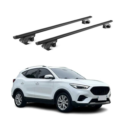 Dachträger Grundtäger für MG ZS 2017-2026 90kg Aluminium Schwarz 2 tlg ABE