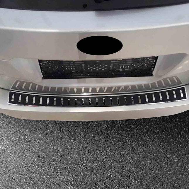 Ladekantenschutz Stoßstange für Subaru Outback 2015-19 Edelstahl carbon foliert