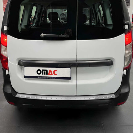 Ladekantenschutz Stoßstange für Dacia Dokker 2012-22 Dunkel Chrom gebürstet
