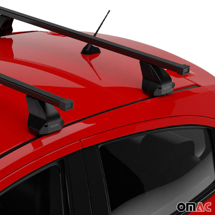 Menabo Dachträger Grundtäger für Citroen C4 Aircross 2012-2017 75kg Schwarz 2x
