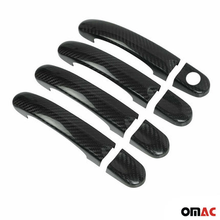 Türgriff Blende Carbon für VW Caddy 2015-2020 4Tür Kohlefaser Schwarz 8tlg
