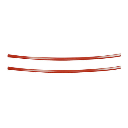 Kühlergrill Leiste Grillleisten für VW T6 Transporter 2015-2019 Edelstahl Rot 2x