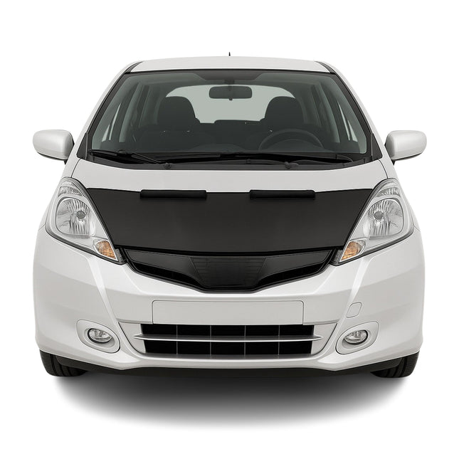 Haubenbra Steinschlagschutz Bonnet Bra für Honda Jazz GE 2009-2014 Schwarz Halb