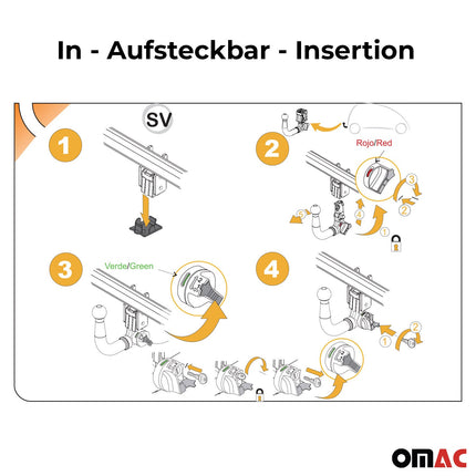 Aragon Anhängerkupplung E-Satz 7pin für Opel Astra H 2004-2010 ABE