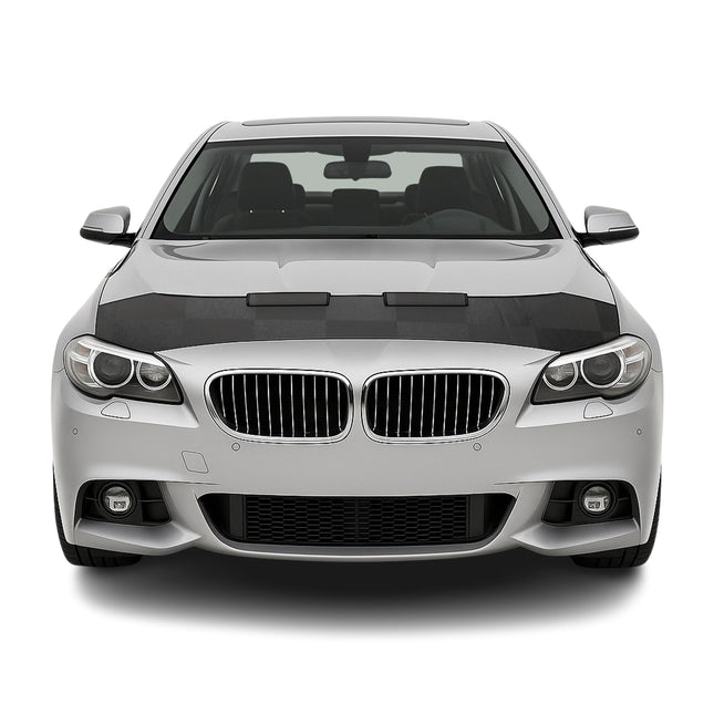 Haubenbra Steinschlagschutz Bonnet Bra für BMW 5er 2010-2016 Kariert Halb
