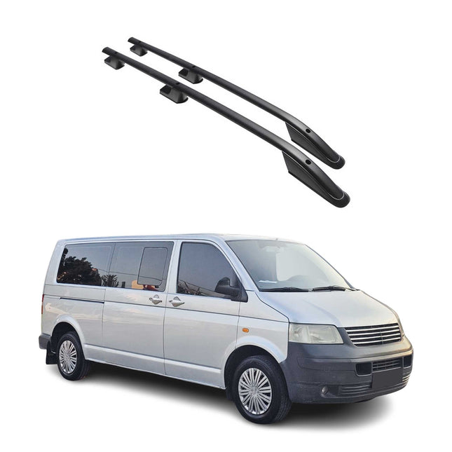 Aluminium Dachreling für VW T5 T6 Transporter Multivan Caravelle 2003-2024 L2