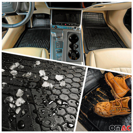 Gummimatten & Kofferraumwanne Set für Ford Kuga I II III 2008-2026 Antirutsch