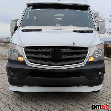 Kühlergrill Leiste Grillleisten für Mercedes Sprinter 2013-18 Edelstahl Chrom 2x