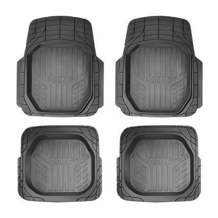 Fußmatten Gummimatten 3D Passform für Peugeot 508 Gummi Schwarz 4tlg