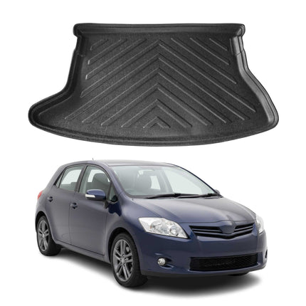 Kofferraumwanne Laderaumwanne für Toyota Auris 2007-2010 5tür Gummi TPE Schwarz
