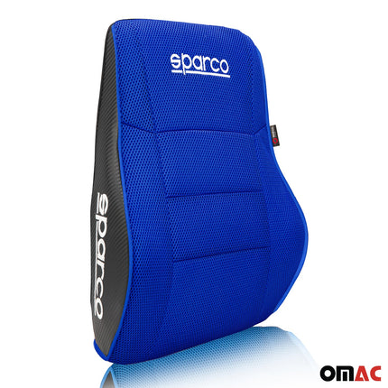 SPARCO Rückenstütze Blau Lendenwirbelstütze Lordosenstütze Rückenkissen