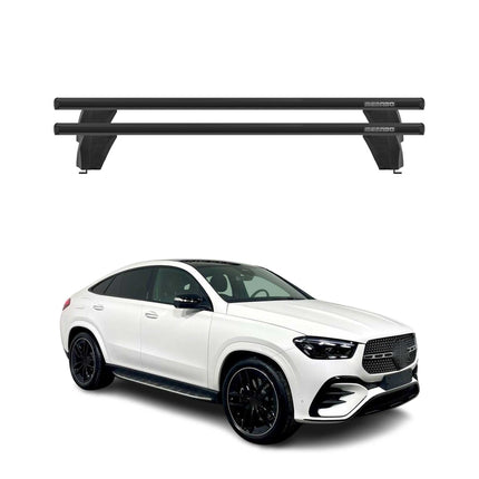 Menabo Dachträger Grundtäger für Mercedes GLE C167 2019-2026 75kg Alu Schwarz 2x
