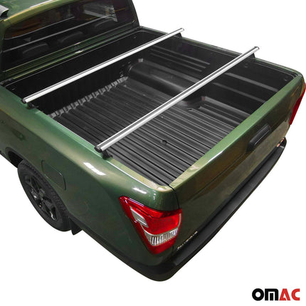 Dachträger Ladeflächenträger Querträger für VW Amarok 2010-2020 Alu Grau 2x